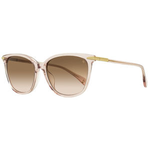Rag & Bone RNB1035S Rectangular Sunglasses 35JM2 Pink/Gold 55mm